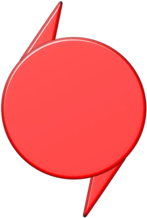 Red Speech Bubble Icon PNG Image