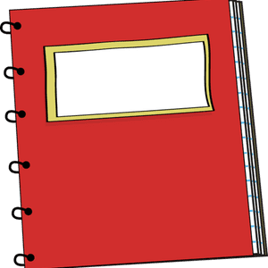 Notebook Clipart Red Spiral Notebook Clip Art Clipart - Clipart Notebook, HD Png Download PNG with transparent background