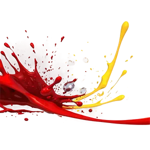 Red Splash Art Png 63 PNG Image