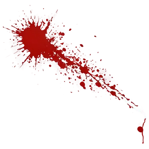 Red Splatter A PNG Image