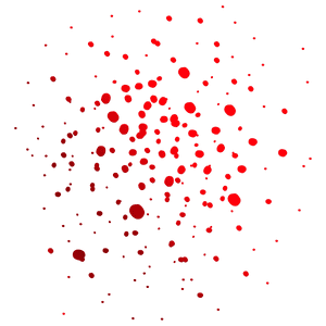 Red Splatter Pattern PNG image with transparent background
