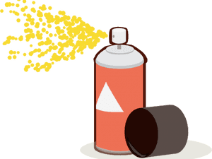 Transparent Inhaler Clipart - Spray Paint Clipart Transparent, HD Png Download PNG with transparent background