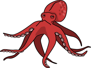 Octopus Clipart, HD Png Download PNG