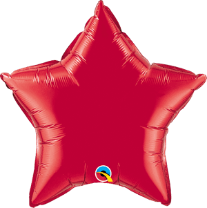Qualatex Red Star Foil, HD Png Download PNG image with transparent background