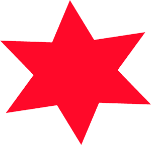 New Png Shape Mafia Png World - Chicago Flag Red Star, Transparent Png PNG