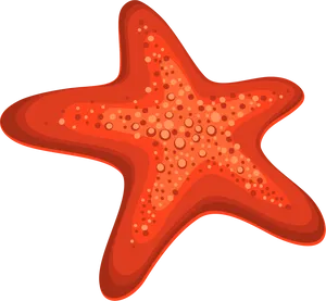 Red Starfish Clipart PNG Image