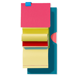Red Sticky Note PNG 05042024 PNG