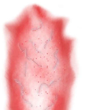 Red Super Saiyan Aura Graphic PNG Image