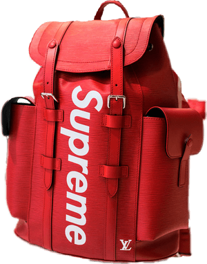 Supreme Backpack Png - Supreme And Louis Vuitton Bag, Transparent Png PNG image with transparent background