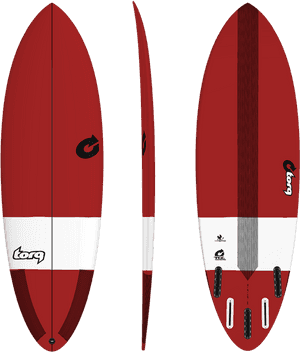 Torq Hybrid Surfboard - Torq Surfboards 5 8, HD Png Download PNG