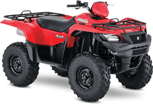 A Red Utility Quad - 2017 Suzuki Kingquad 750axi, HD Png Download PNG image with transparent background