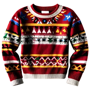 Red Sweater D PNG Image