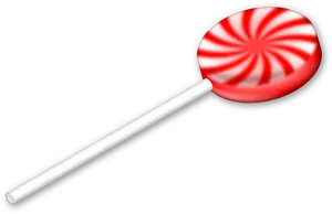 Red Swirl Lollipop Graphic PNG Image