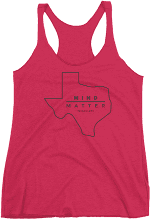 Texas Mind/matter Triathlete Women's Tank Top - Sleeveless Shirt, HD Png Download PNG