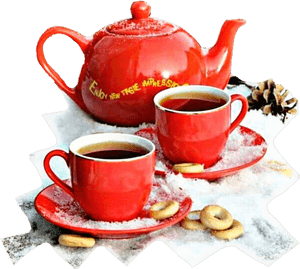 Tea Teacup Redcap Catle Table Snow Hottea Smoke Sweette - Tea Cups Images Hd Png, Transparent Png PNG image with transparent background