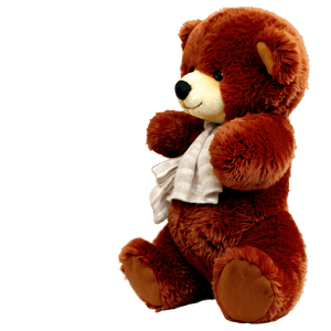 Red Teddy Bear PNG qkd93 PNG image with transparent background