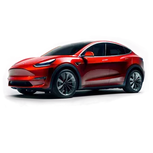 Red Tesla Model Y Png 06212024 PNG Image