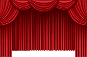 Red Curtain Png Clipart Background - Transparent Red Curtain Png, Png Download PNG with transparent background