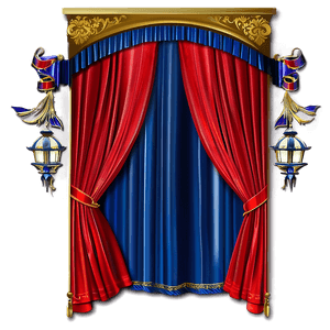 Red Theater Curtain PNG 06252024 PNG with transparent background