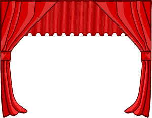 Curtains Png - Theatre Curtains Clip Art, Transparent Png PNG with transparent background