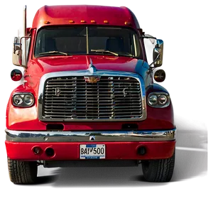 Red Truck At Sunset Png Kvi PNG Image