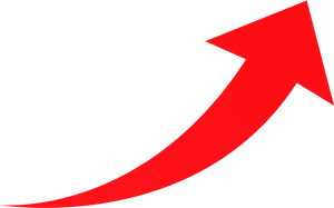 Red Upward Arrow PNG Image