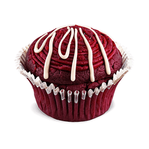 Red Velvet Muffin PNG aeo PNG with transparent background