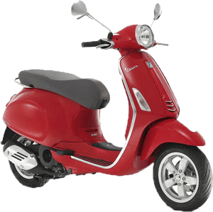 Scooter Png Free Image Download - Vespa Primavera Red 2019, Transparent Png PNG image with transparent background