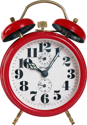 Red Alarm Clock Png Image - Red Alarm Clock Png, Transparent Png PNG