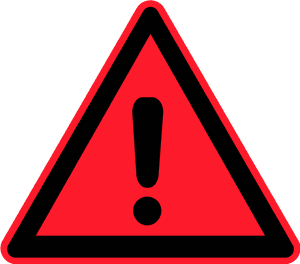 Triangle With Exclamation Point Clipart - High Temperature Warning, HD Png Download PNG image with transparent background