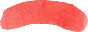 Red Watercolor Brush Stroke PNG Image