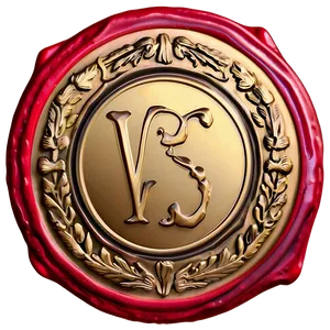 Red Wax Seal Png Hwp PNG Image