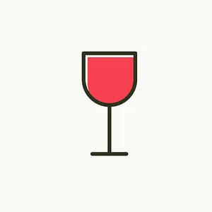 Red Wine Glass Icon PNG Image