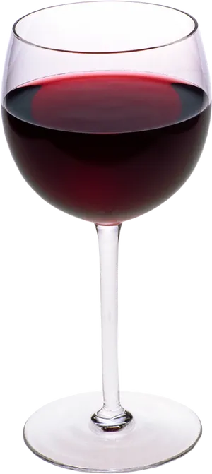 Red Wine Glass Isolatedon Black PNG Image