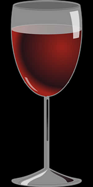 Red Wine Glass Vector PNG image with transparent background