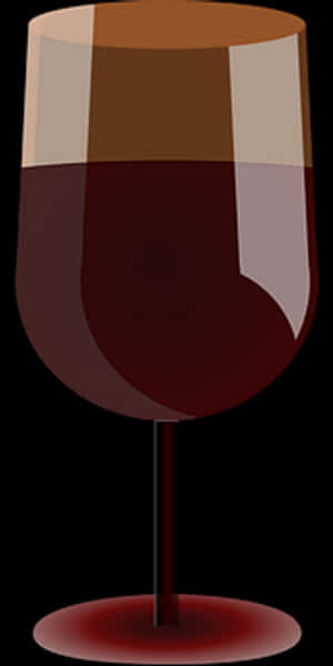 Red Wine Glass Vector Illustration PNG image with transparent background