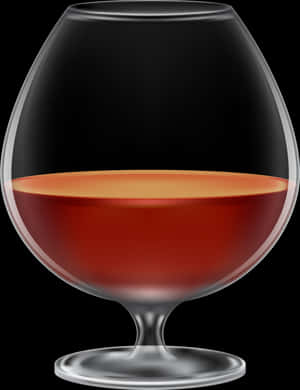 Transparent Spilled Wine Glass Png - Brandy Glass Png, Png Download PNG image with transparent background