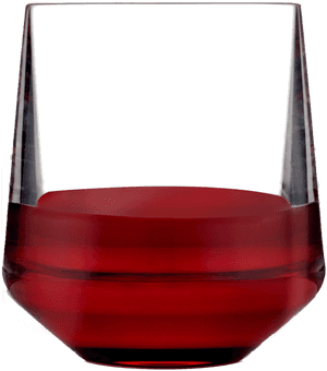 Drinique Stemless Wine Glass 12 Oz With Red Wine - Stemless Red Wine Transparent, HD Png Download PNG with transparent background