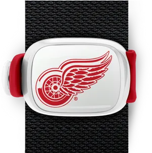 Red Winged Logo Smartwatch Band PNG Image