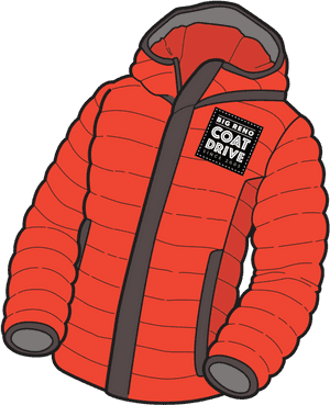 The Coats We Collect Go Directly Back To Our Community - Transparent Coat Drive Clipart, HD Png Download PNG image with transparent background