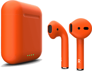 Iphone 8 Airpods Orange, HD Png Download PNG image with transparent background