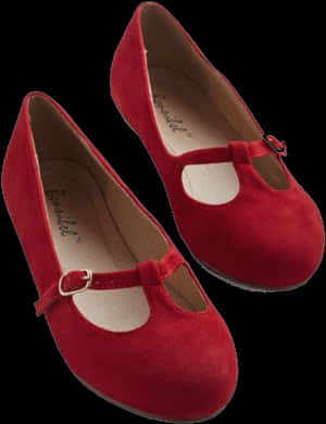 Transparent Ballerina Shoes Png - Red Round Toed Flat Shoes, Png Download PNG image with transparent background