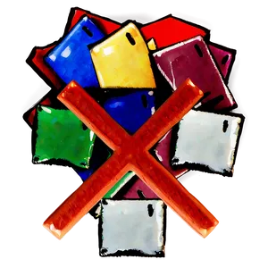 Red X For Voting Png Ksn74 PNG Image