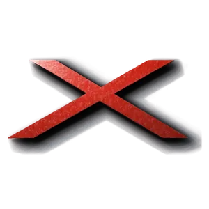 Red X Overlay Png Def42 PNG Image