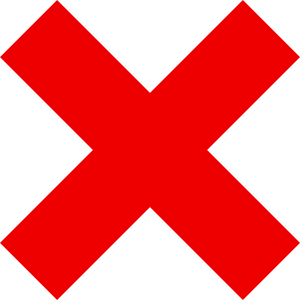 Red, Sign, Icon, Mark, Symbol, Cross, Marks, Orange - Transparent Background Red X PNG image with transparent background