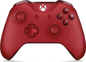 Red Xbox Controller Image PNG Image