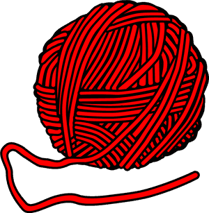 Yarn Wool Knitting And Crocheting Knitting Needle - Yarn Clipart, HD Png Download PNG image with transparent background