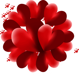 Heart, Love,valentines Day, Pink Heart, 3d Looking - Floral Design, HD Png Download PNG image with transparent background