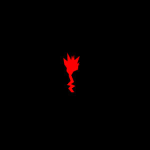 Redand Black Abstract Art PNG image with transparent background
