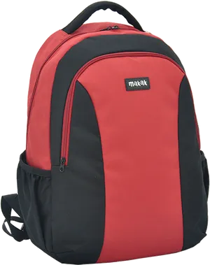 Redand Black Backpack Product Image PNG Image